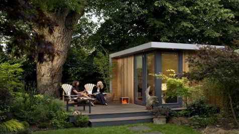 Richmond upon Thames- Surrey- solo garden room with decking area
