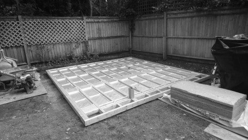 Garden room flooring structure