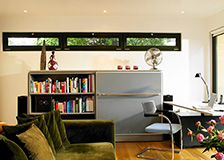 Walls and ceiling painted in Brilliant White